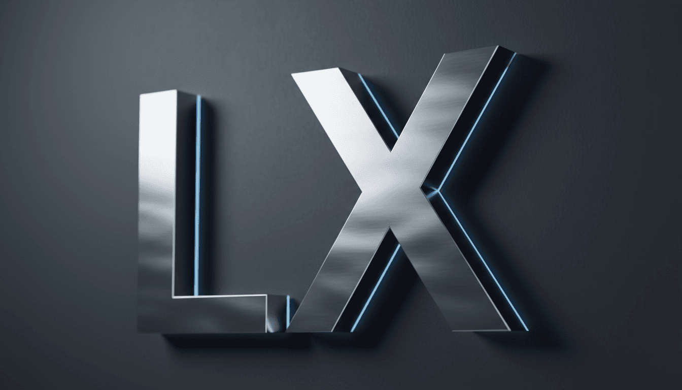 Polished stainless steel channel letters on corporate storefront