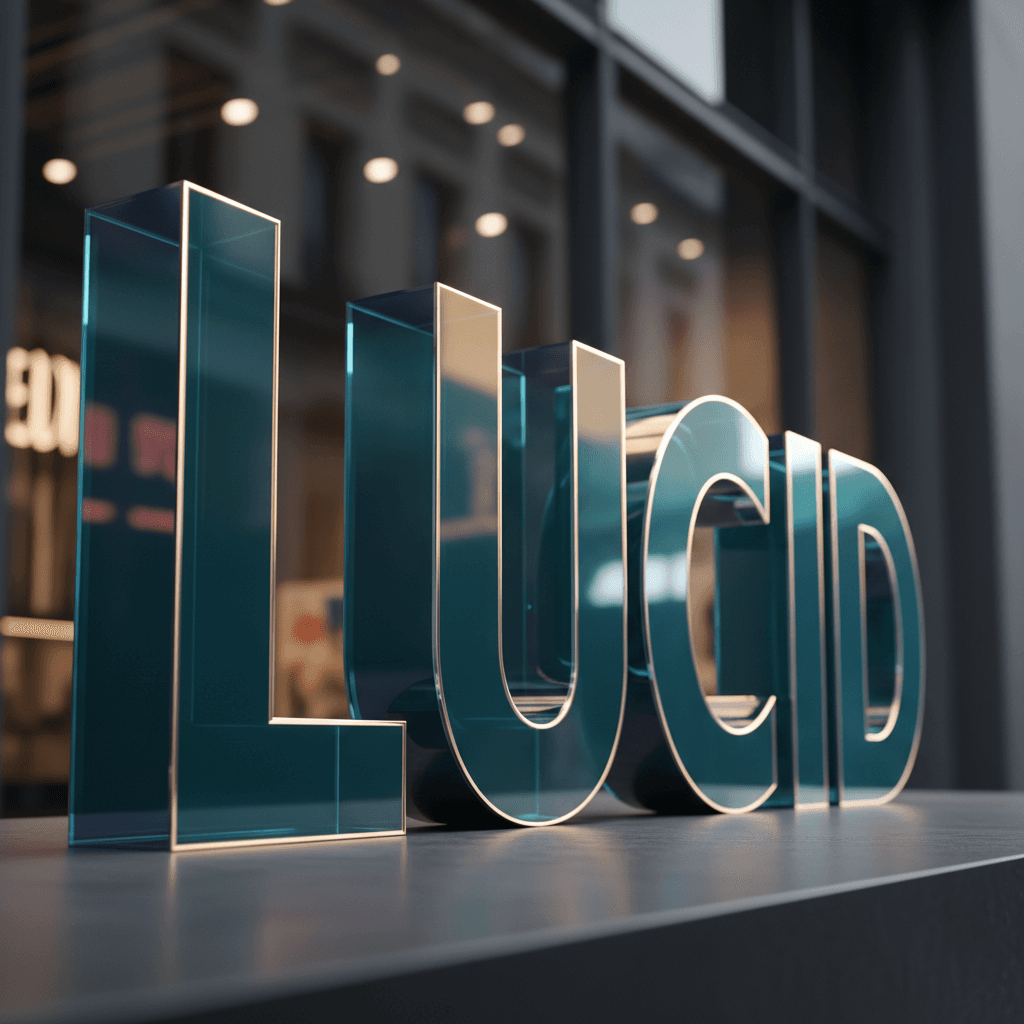 Liquid acrylic letters showing precision finish and dimensional quality