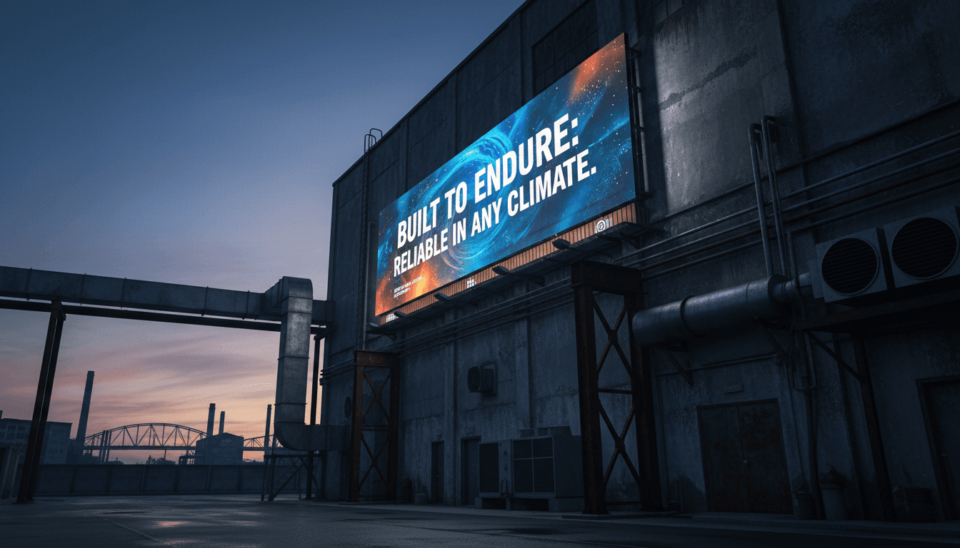 Durable Digital Billboard Installation - 24/7 Outdoor Performance