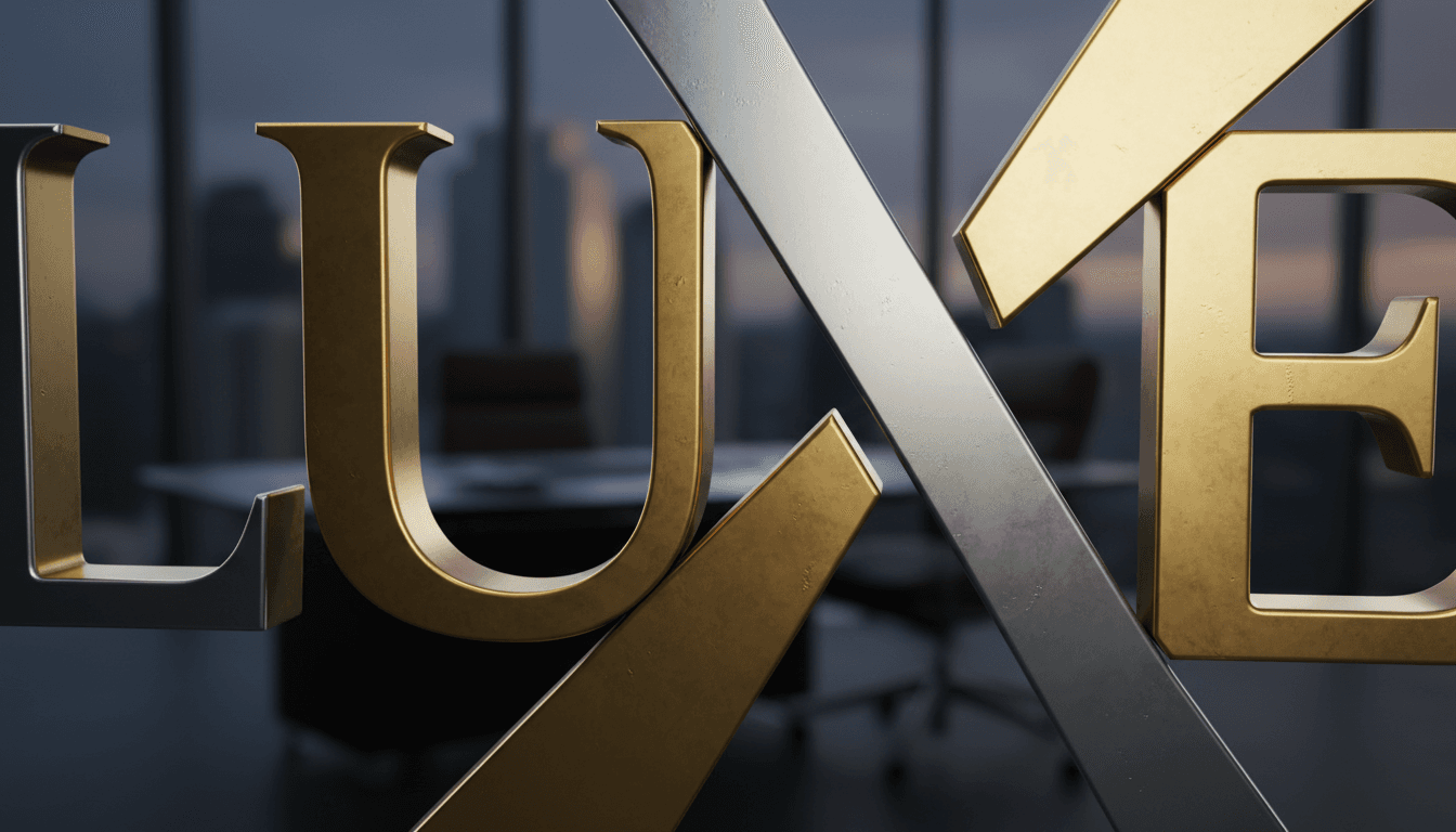 Premium Titanium and Brass Letters with luxury finish
